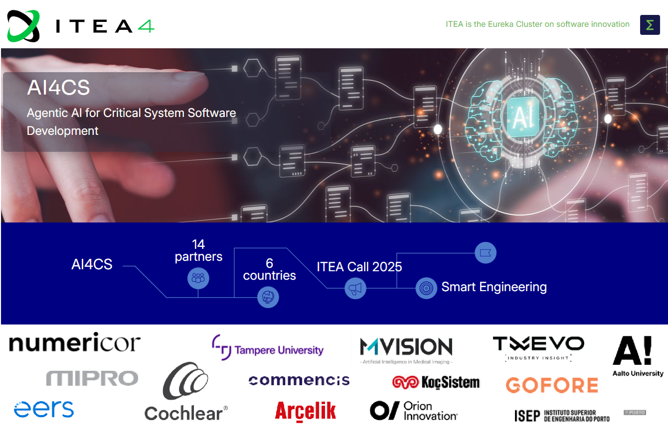 TWEVO Participates in the ITEA4-Labelled AI4CS Consortium