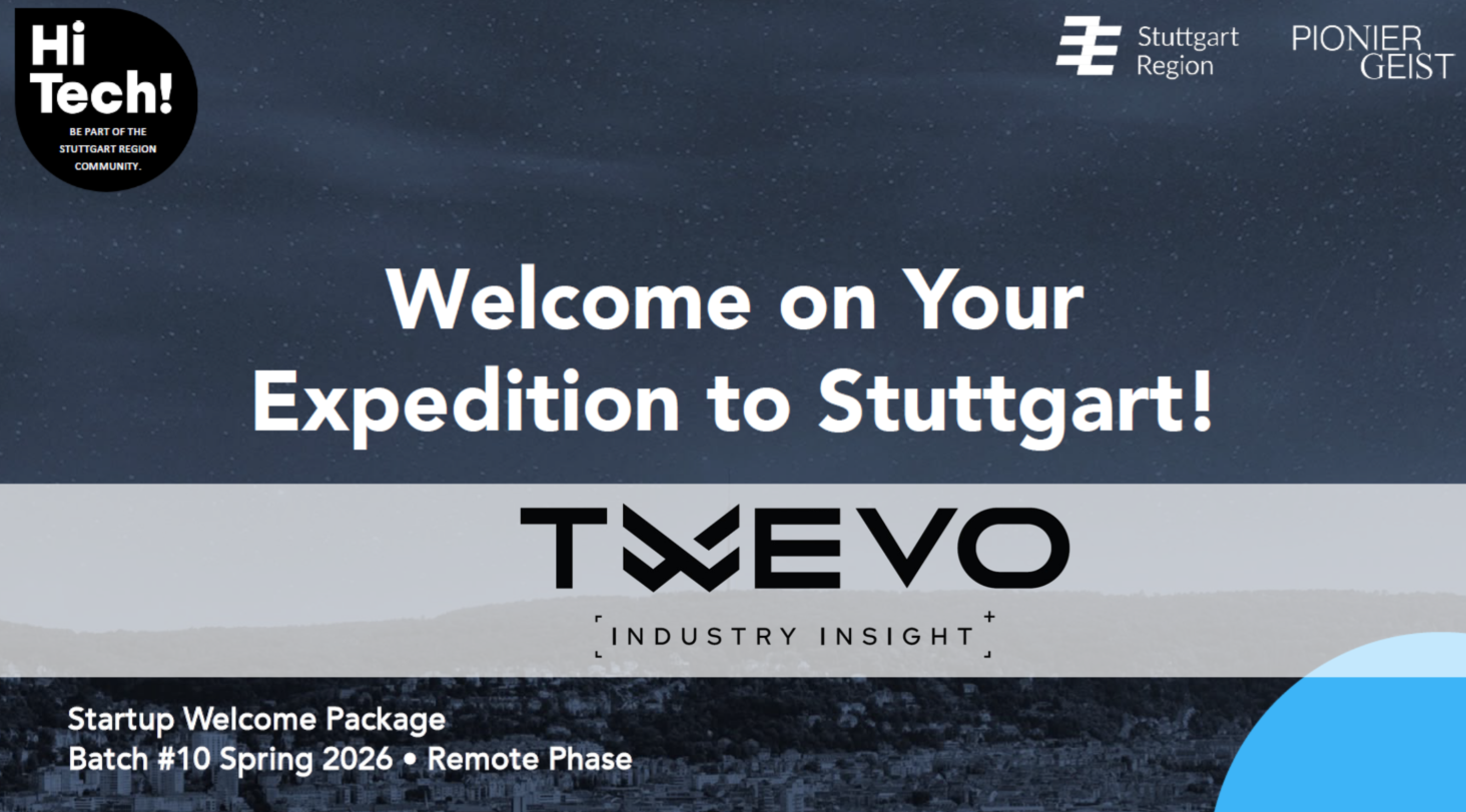 TWEVO Selected for the Remote Phase of Hi, Tech! Welcome to the Stuttgart Region 
